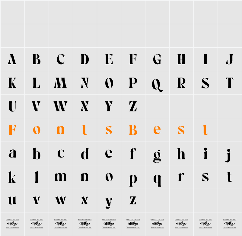 Miracle Fairway Personal Use Character Map