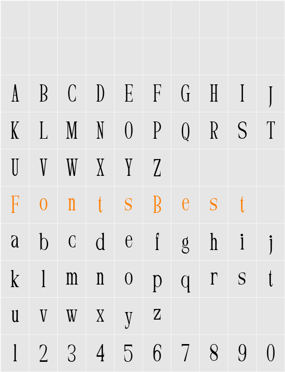 Masstefy Character Map