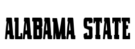 Alabama State Font Image