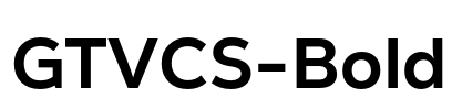 GTVCS-Bold Font Image