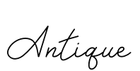 Antique Font Image