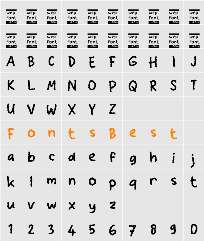 Oadeh Character Map