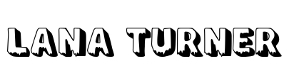Lana Turner Font Image