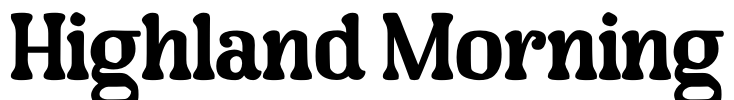 Highland Morning Font Image