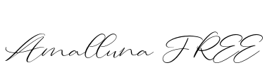 Amalluna FREE Font Image