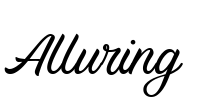 Alluring Font Image