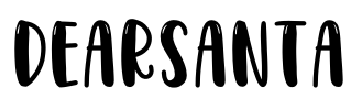 DEARSANTA Font Image