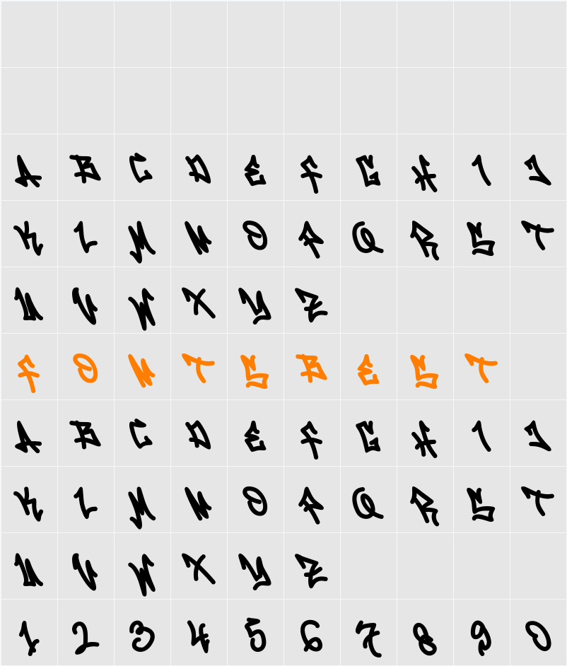 Hoax Vandal Character Map