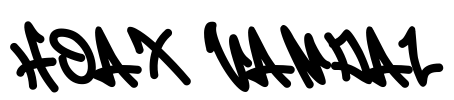 Hoax Vandal Font Image