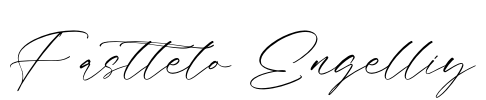 Fasttelo Engelliy Font Image