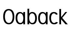 Oaback Font Image