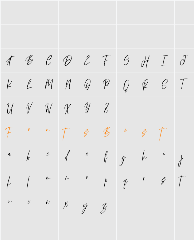 Augustin Character Map