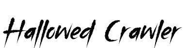 Hallowed Crawler Font Image