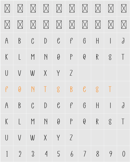 Summer Meeting Character Map