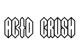 Acid Crush Font Image