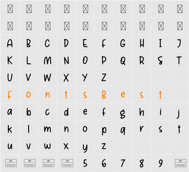 Magnetic Character Map