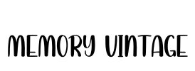 Memory Vintage Font Image