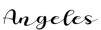 Angeles Font Image
