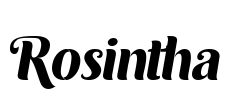 Rosintha Font Image