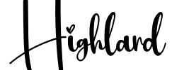 Highland Font Image