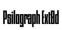 Psilograph ExtBd Font Image