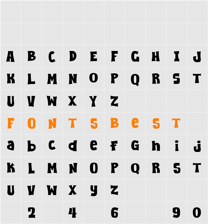 Super Friday Character Map