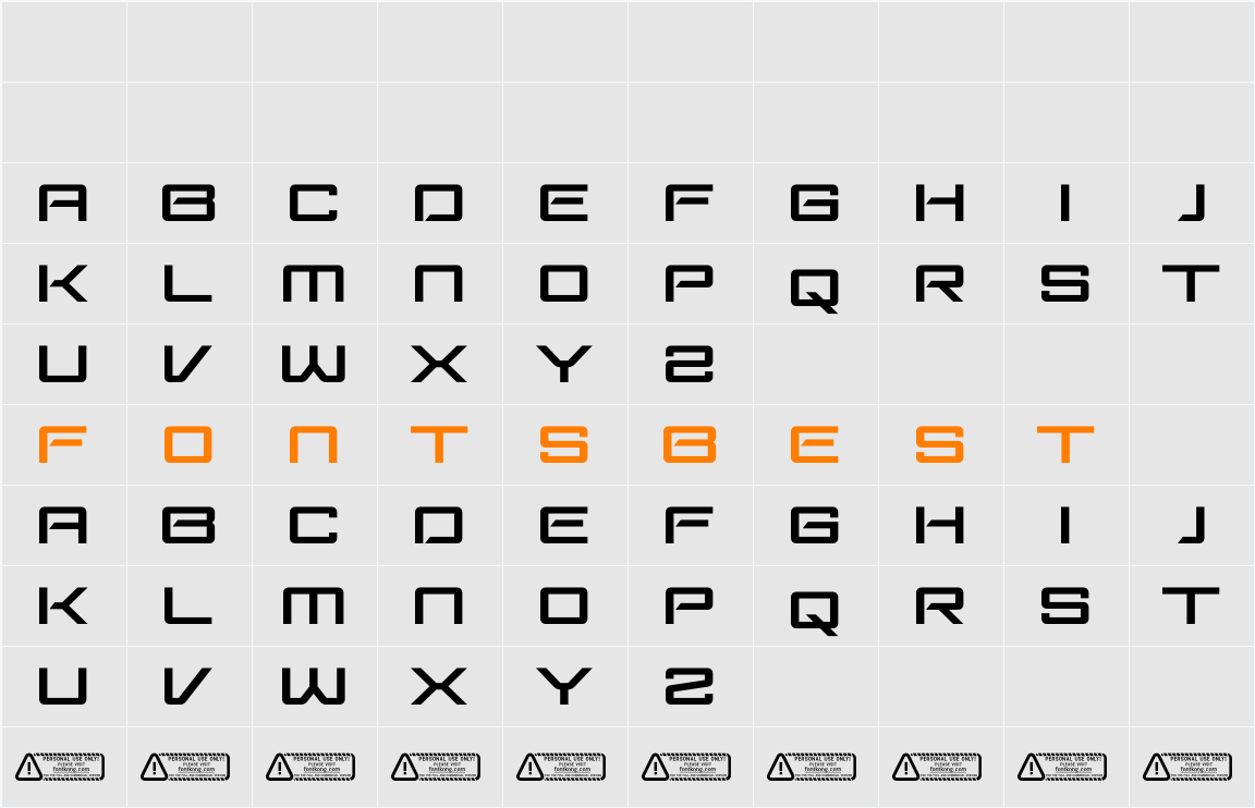 Gamez PERSONAL USE ONLY! Character Map