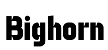 Bighorn Font Image