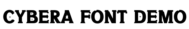 Cybera Font Demo Font Image
