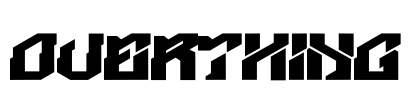 Overthing Font Image