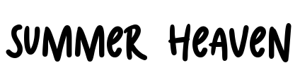 Summer Heaven Font Image