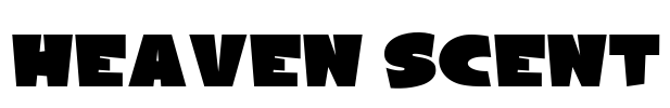 HEAVEN SCENT Font Image