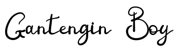 Gantengin Boy Font Image