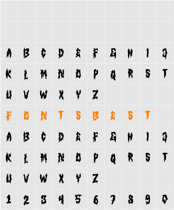 Normal Character Map