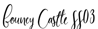 Bouncy Castle SS03 Font Image