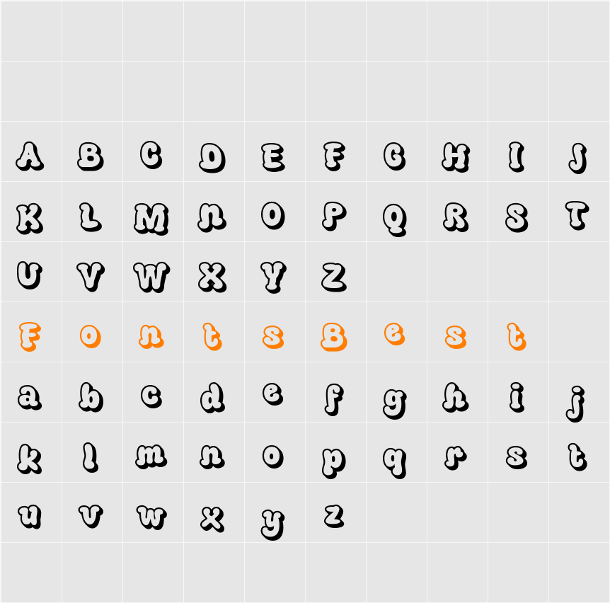 Radey 3D Demo ExtrudeRight Character Map