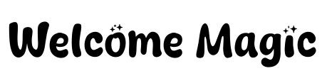 Welcome Magic Font Image