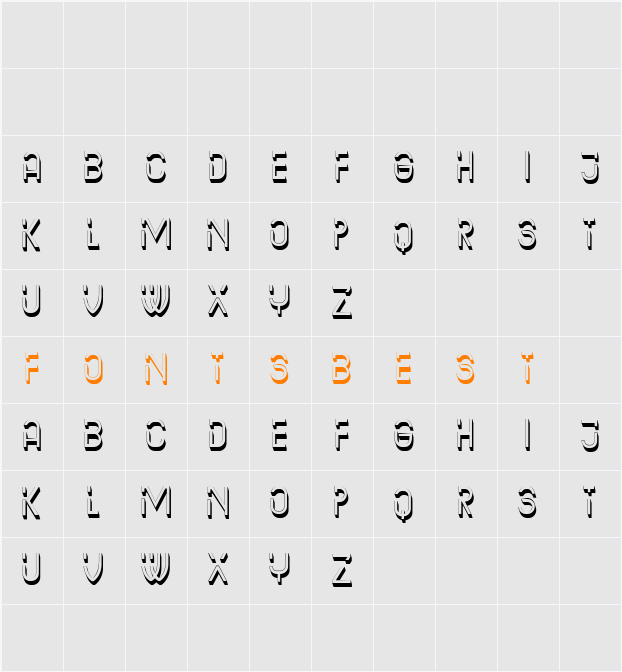 Anede Hollow Character Map