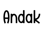 Andak Font Image