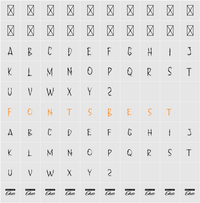 AngkerDemo Character Map