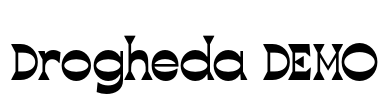 Drogheda DEMO Font Image