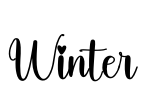 Winter Font Image