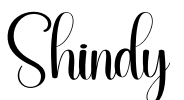 Shindy Font Image