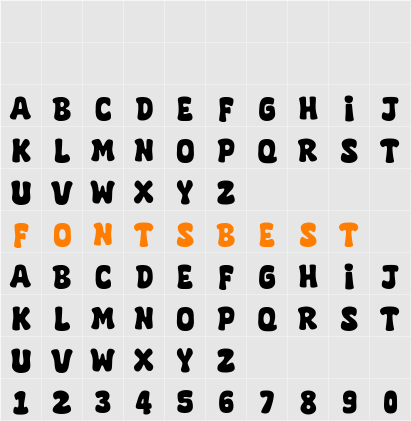 Super Brain Character Map