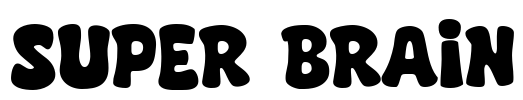 Super Brain Font Image