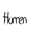 Horren Font Image