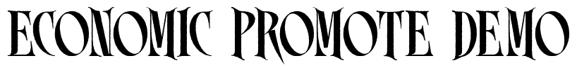 ECONOMIC PROMOTE DEMO Font Image