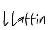 L Laffin Font Image