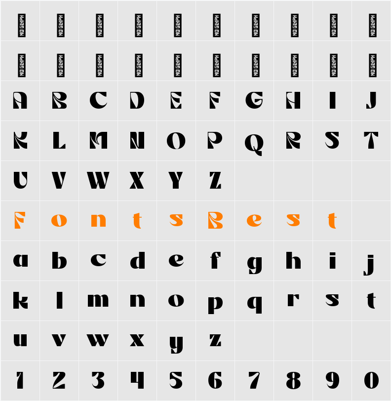 Flavo Rista Free Free Character Map