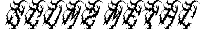 SCUMZ METAL Font Image